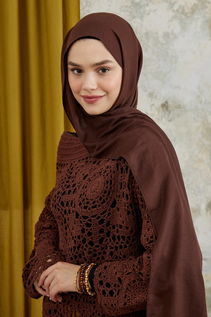 Modal Şal - Acı Kahve