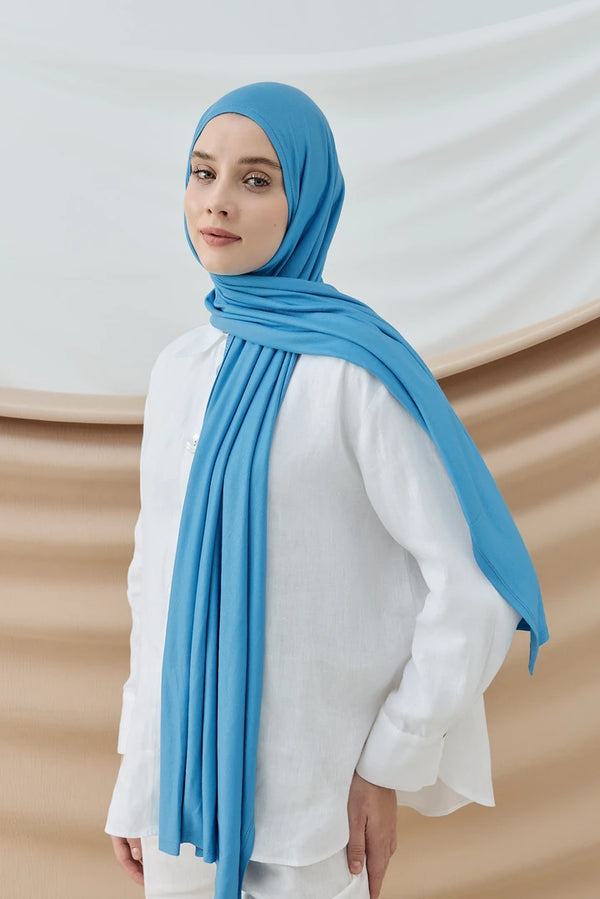 Penye Şal - Açık Mavi