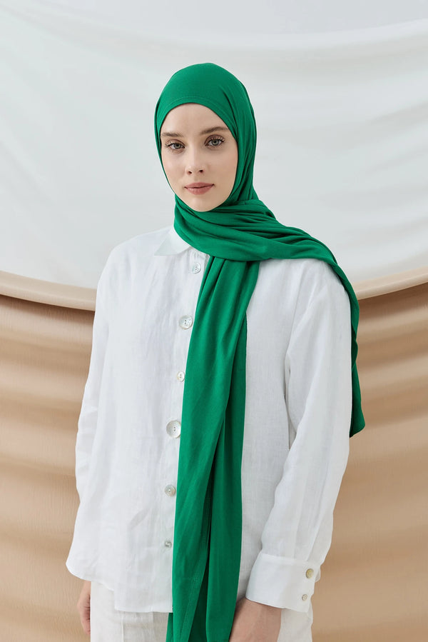 Penye Şal - Benetton Yeşili