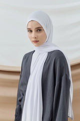 Penye Şal - Beyaz