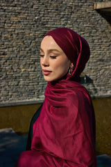 Modal Şal - Bordo
