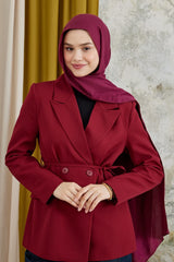 Modal Şal - Bordo