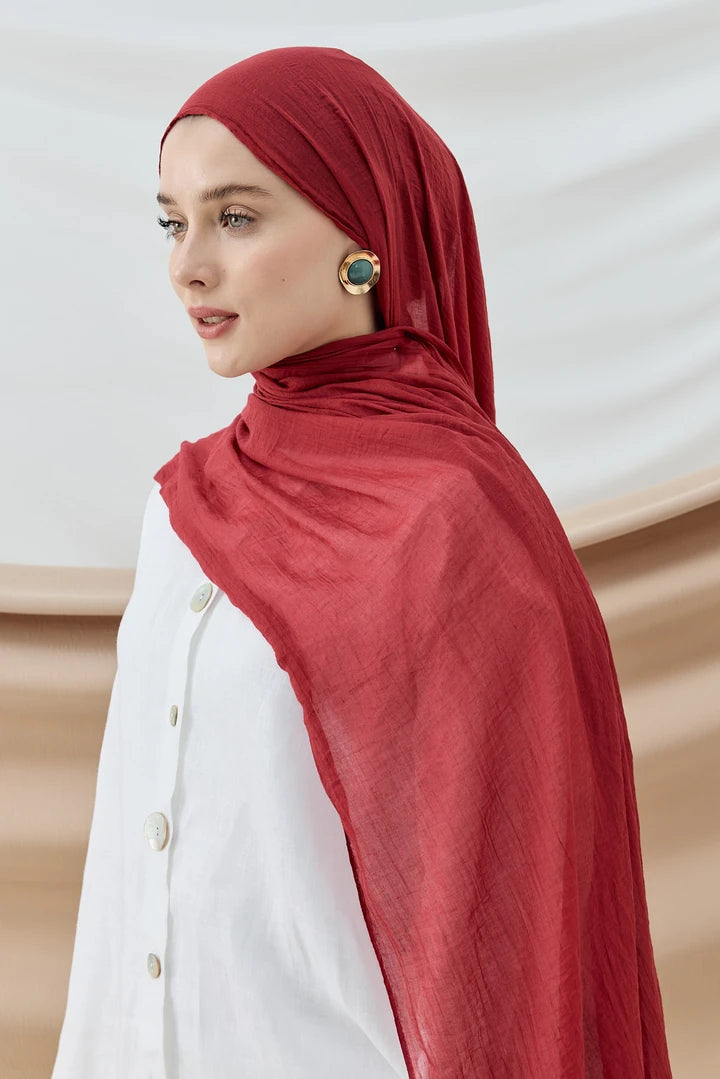Aya Serisi Şal - Bordo