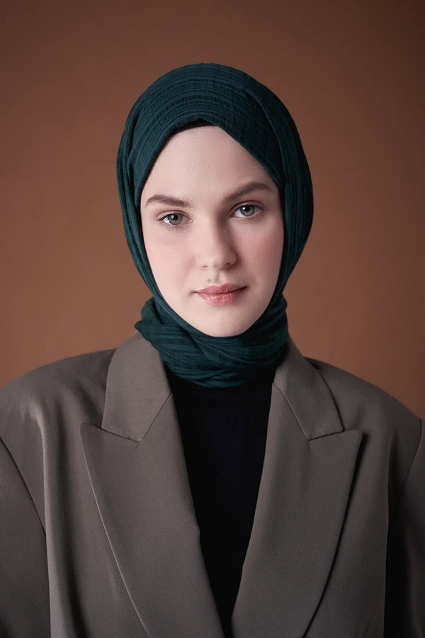 Misto Pamuk Şal - Deniz Yeşili