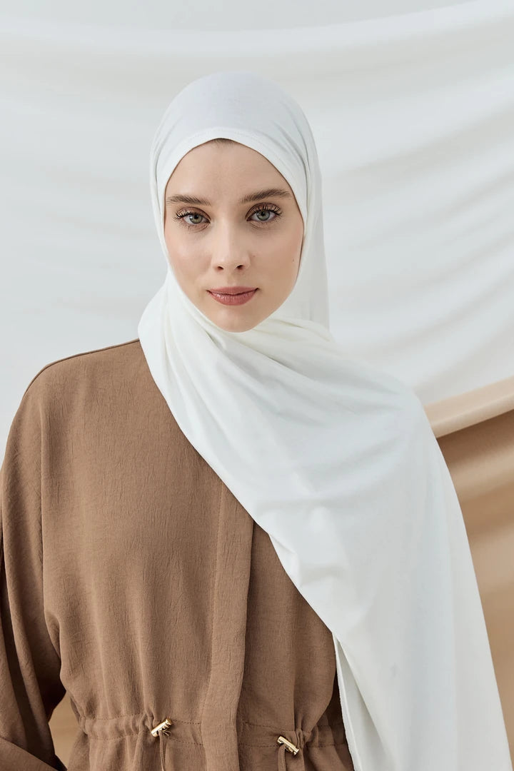 Penye Şal - Ekru