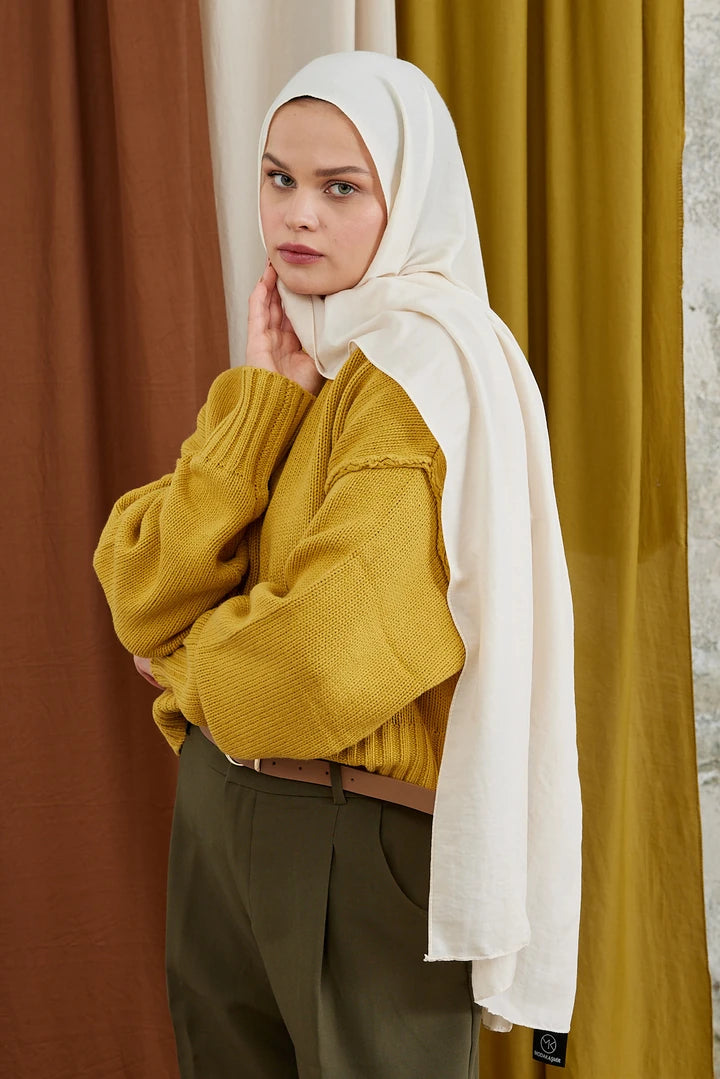 Modal Şal - Ekru