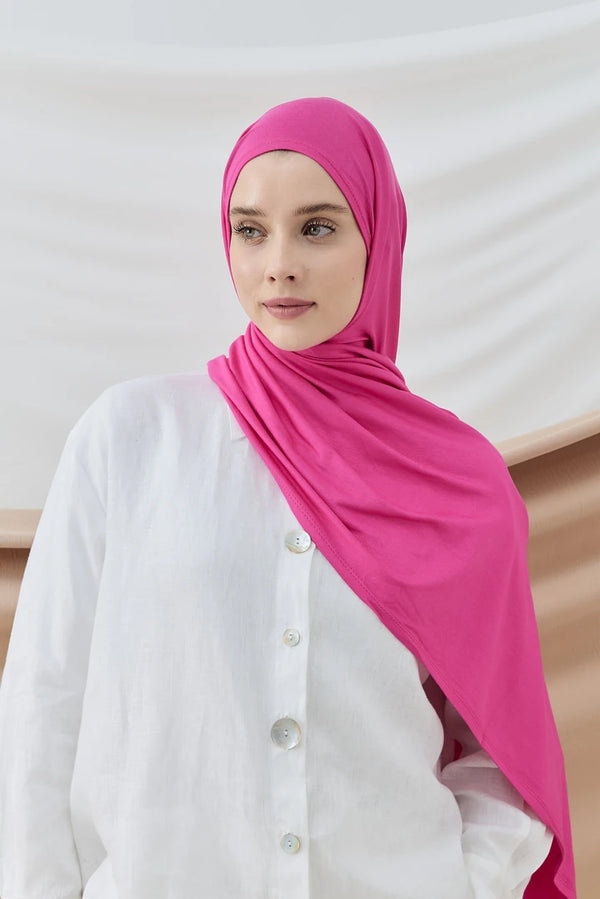 Penye Şal - Fuşya
