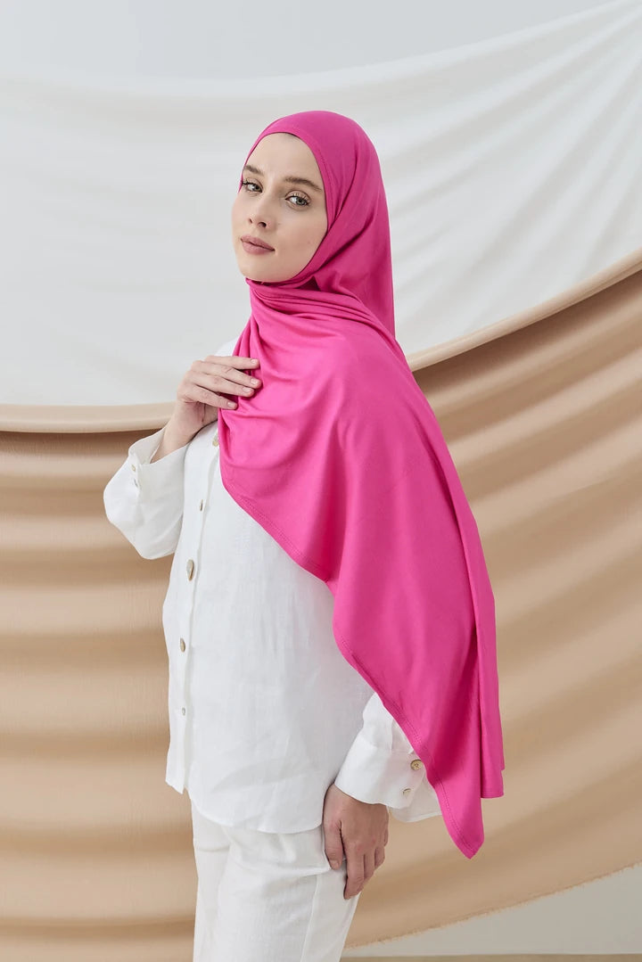 Penye Şal - Fuşya
