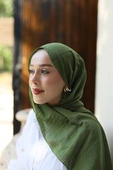 Neo Pamuk Şal - Haki