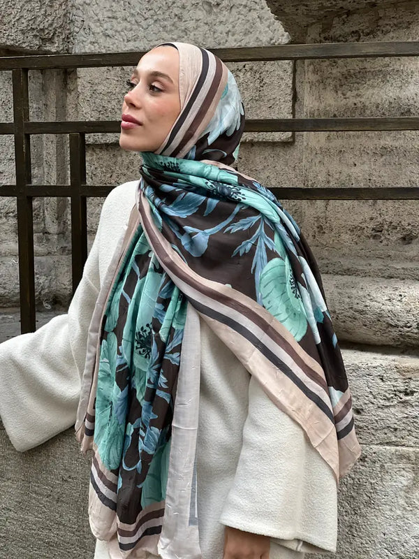 Margarit Desen Bambu Şal - İğde