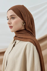 Aya Serisi Şal - Kahverengi