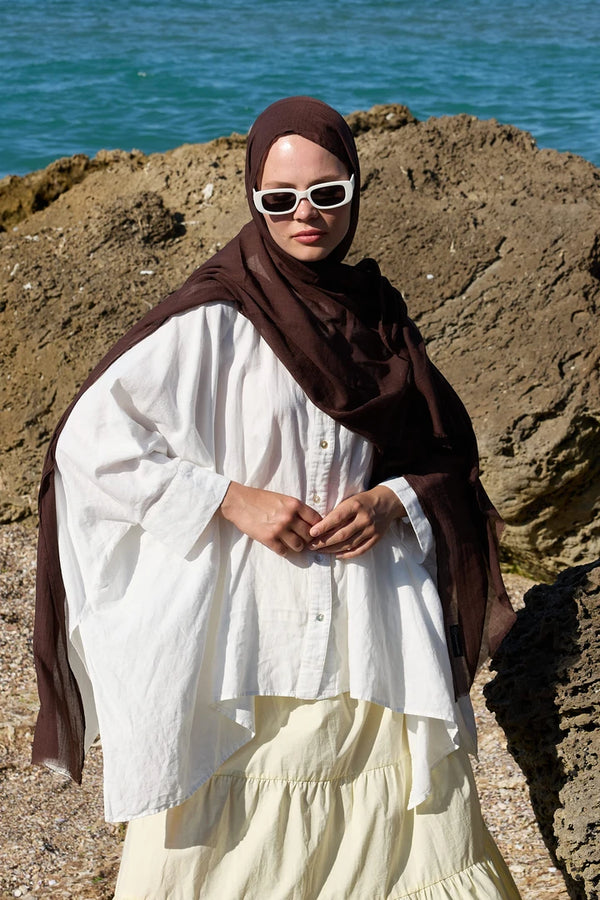 Aya Serisi Şal - Kakao