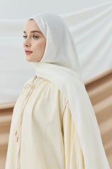 Aya Serisi Şal - Kırık Beyaz