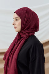 Aya Serisi Şal - Koyu Bordo