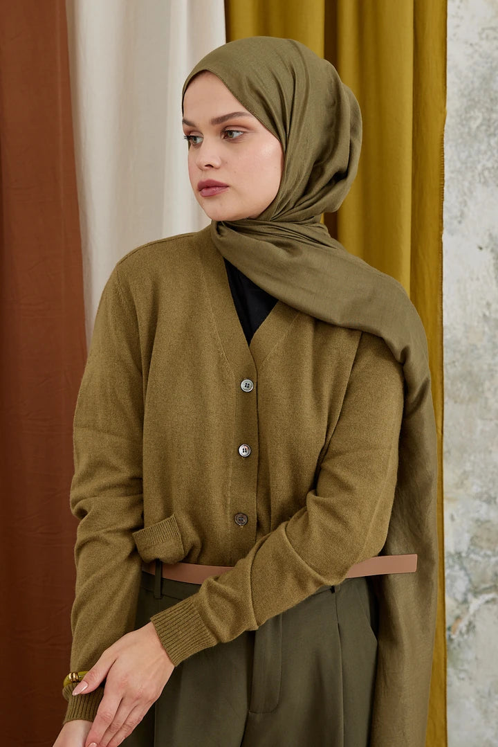 Modal Şal - Koyu Bronz