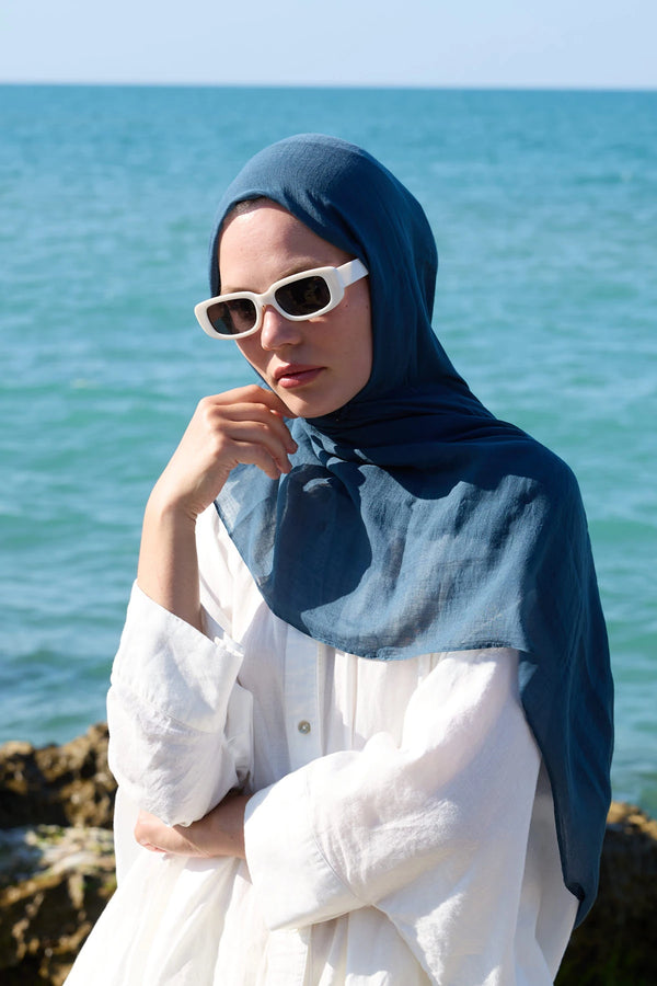 Aya Serisi Şal - Koyu Petrol