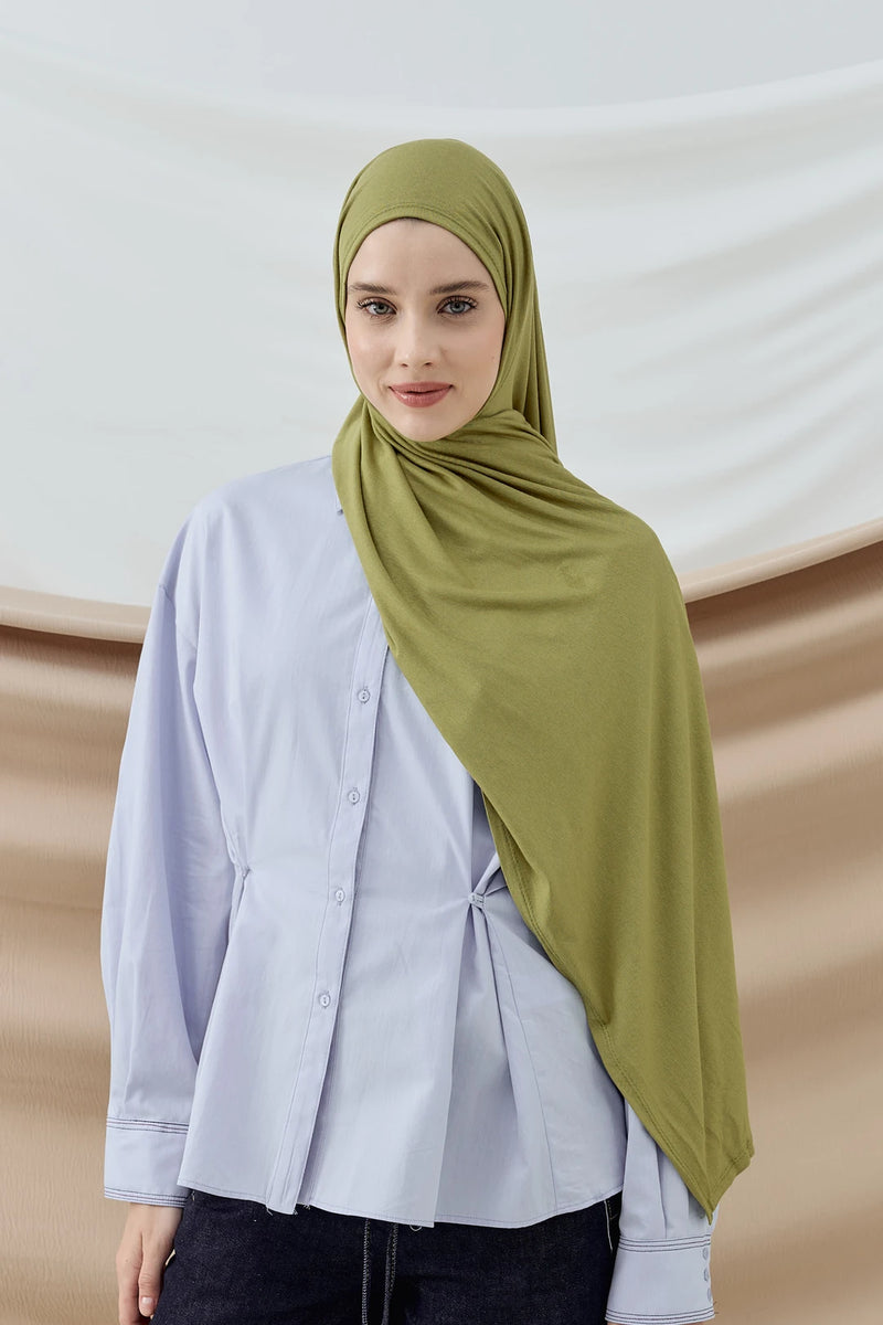 Penye Şal - Lime