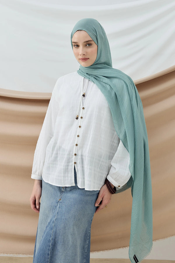 Aya Serisi Şal - Mint