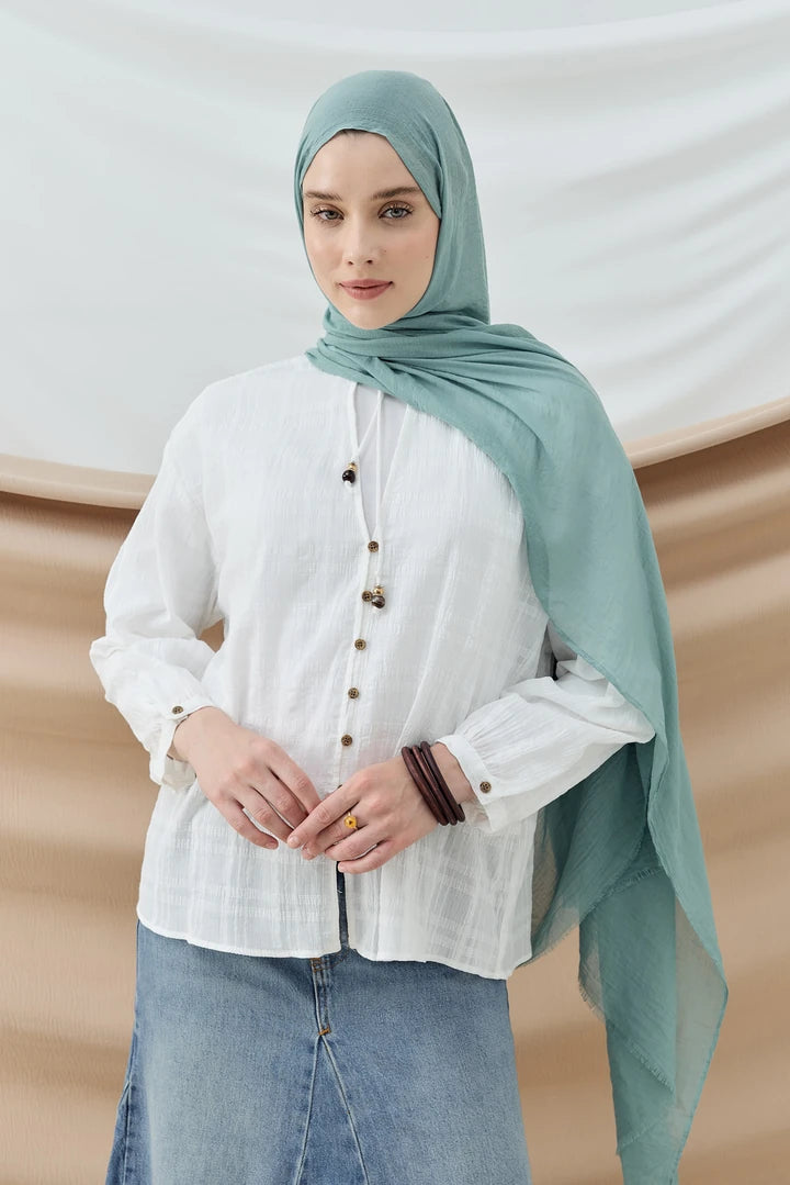 Aya Serisi Şal - Mint