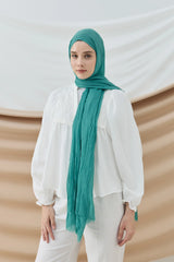 Düz Bambu Şal - Mint Yeşili