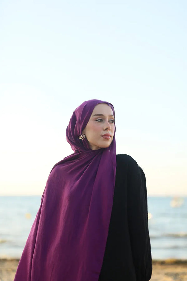 Neo Pamuk Şal - Mor