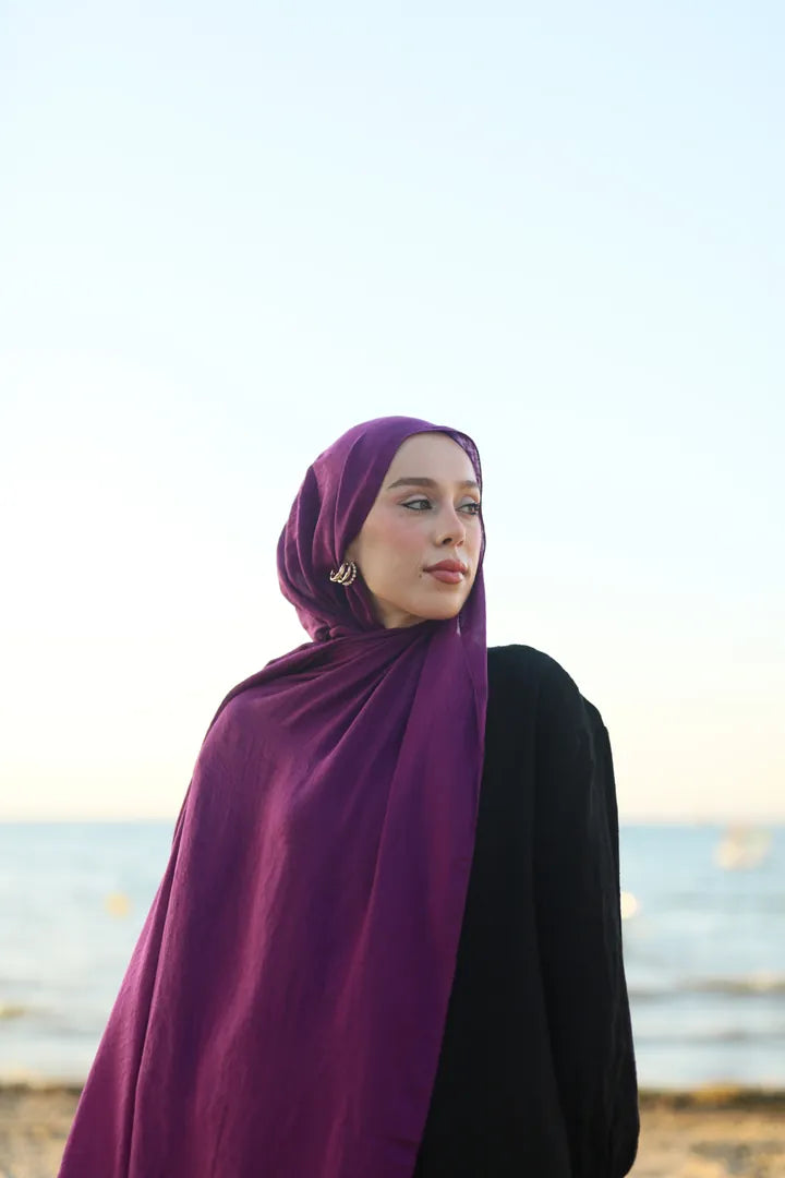 Neo Pamuk Şal - Mor