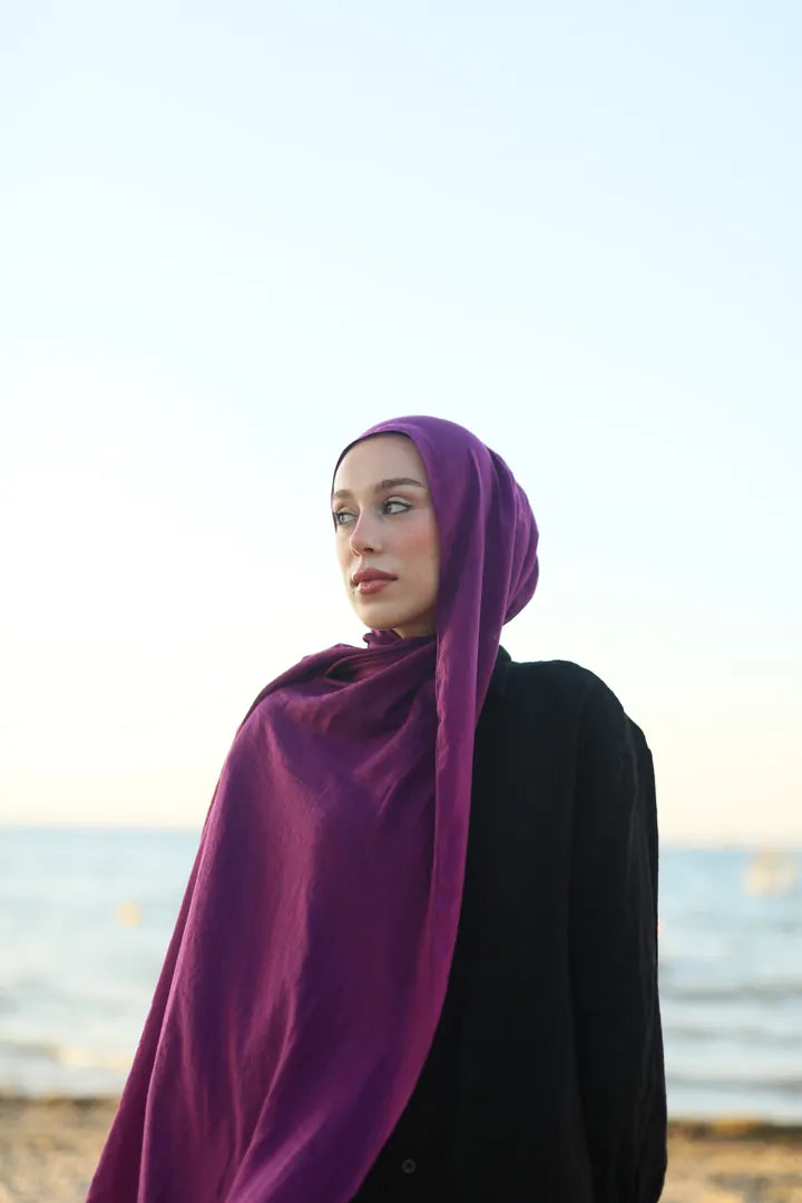 Neo Pamuk Şal - Mor