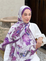 Lina Desenli Şal - Mürdüm