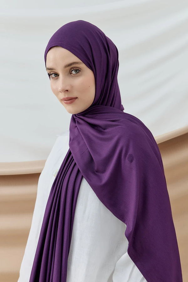 Penye Şal - Mürdüm
