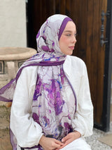 Lina Desenli Şal - Mürdüm