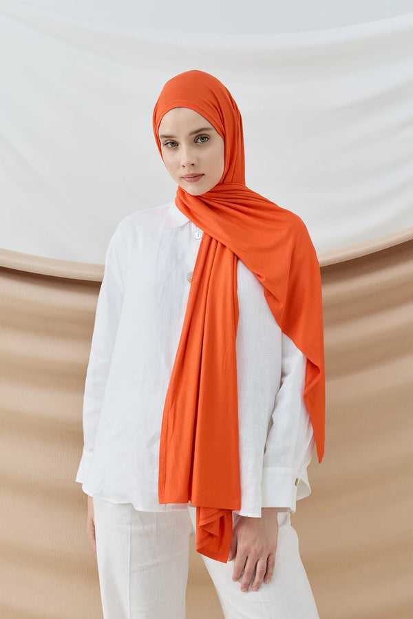Penye Şal - Oranj