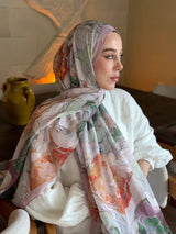 Lina Desenli Şal - Pembe