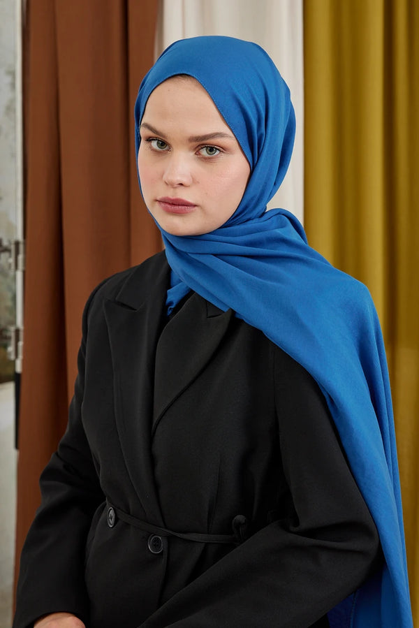 Modal Şal - Saks mavisi