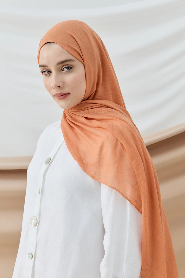 Aya Serisi Şal - Şeftali