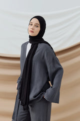Penye Şal - Siyah