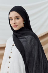 Aya Serisi Şal - Siyah