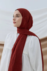 Düz Bambu Şal - Tarçın