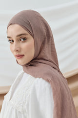 Aya Serisi Şal - Tozlu Kahve