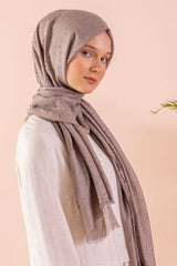 Bambu Kraş Şal - Vizon