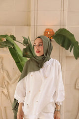 Neo Pamuk Şal - Yeşil Çay